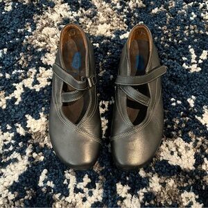 Wolky Passion Mary Jane Leather Shoes - Bronze -  Women’s 37/6.5